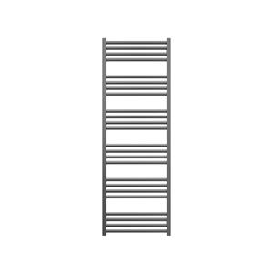 Crosswater MPRO handdoekradiator - 138x48cm - 568 watt - geborsteld slate (gunmetal) MP48X1380T