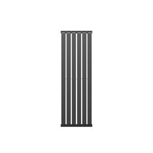 Crosswater Limit designradiator - 39.5x120cm - 779watt - staal metallic zwart LI39X1200BM