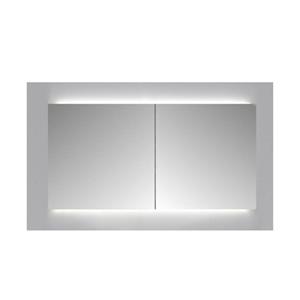 Sanicare Spiegelkast Qlassics Ambiance 100 cm 2 dubbelzijdige spiegeldeuren antraciet 29.42100QA