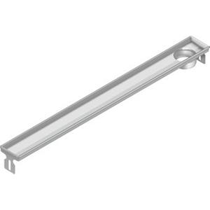Aco FlexDrain E ShowerDrain RVS douchegoot opzetstuk excentrisch zonder flens 787mm (excl. rooster/puthuis/stankslot) m. onderuitloop 2203819