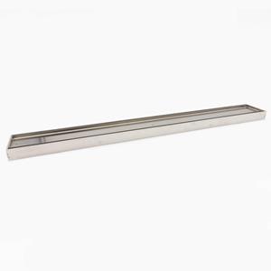 Easy Drain Compact taf verlaagd DOUCHEGOOT ROOSTER 70 cm VOOR TEGELDIKTE 3-13 mm rvs mtaflaag-700-t