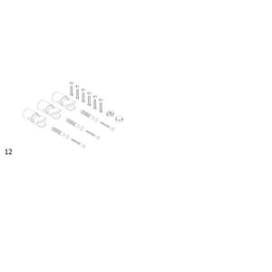 Plieger Tuberadiator bevestiging set type d12chroom 1268061