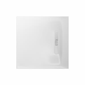 Crosswater Vito Douchebak - 90x90x2.5cm - vierkant - wit VTS900W