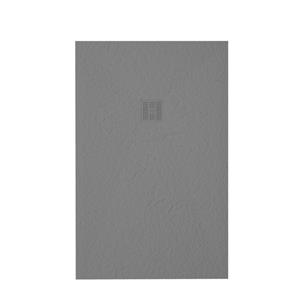 Zeza Grade Douchebak - 140x100cm - antislip - antibacterieel - mineraalmarmer - rechthoek - mat cemento (grijs) 400000000000019419