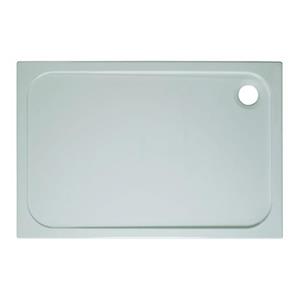 Crosswater Shower Tray douchebak 150x90x4.5cm exclusief afvoer 90mm met antikalkbehandeling stone resin wit SR0R91500