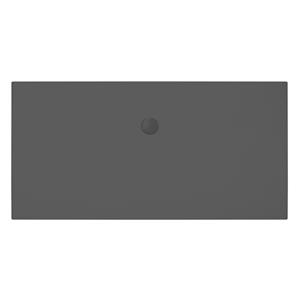 Xenz Flat douchevloer 180x90x4cm rechthoek Acryl Ebony 6518-29