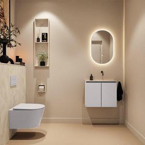 Mondiaz TURE-DLUX Toiletmeubel - 60cm - Cale - EDEN - wastafel Ostra - positie rechts - Zonder kraangat TUREDX60CALR0OST