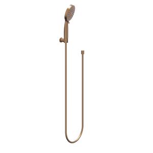 Ivy Handdoucheset - 150cm doucheslang - wandhouder - 3 standen handdouche - Geborsteld mat koper PVD 6901115