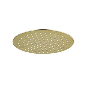 Fortifura Calvi Hoofddouche 25cm rond 7mm Geborsteld Messing PVD (Goud) SW720555