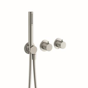 Crosswater MPRO Module Douchekraan - inbouwdeel 2 functies - handdoucheset - RVS geborsteld PROMOD1701TRIMV