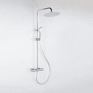 Adema Sparkle 2.0 regendoucheset met thermostaat hoofddouche 30cm handdouche 3 standen chroom 110cm SW773197