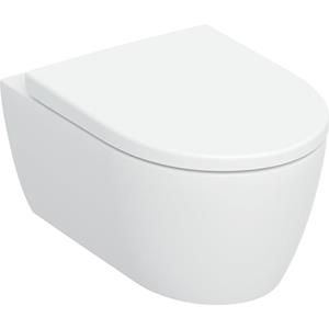 Geberit iCon Wandclosetset - 53x35cm - diepspoel - rimless - TurboFlush - softclose en quickrelease zitting - glans wit 503.045.00.1
