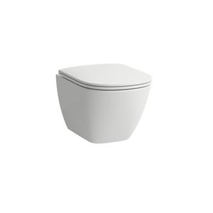 Laufen Lua wandcloset 36x49x34.5cm compact zonder spoelrand zonder antikalkbehandeling Keramiek Pergamon h8200830490001