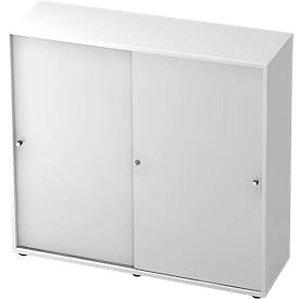 TOPAS LINE schuifdeurkast, 3 OH, wit/wit