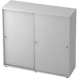TOPAS LINE schuifdeurkast, 3 OH, lichtgrijs/lichtgrijs