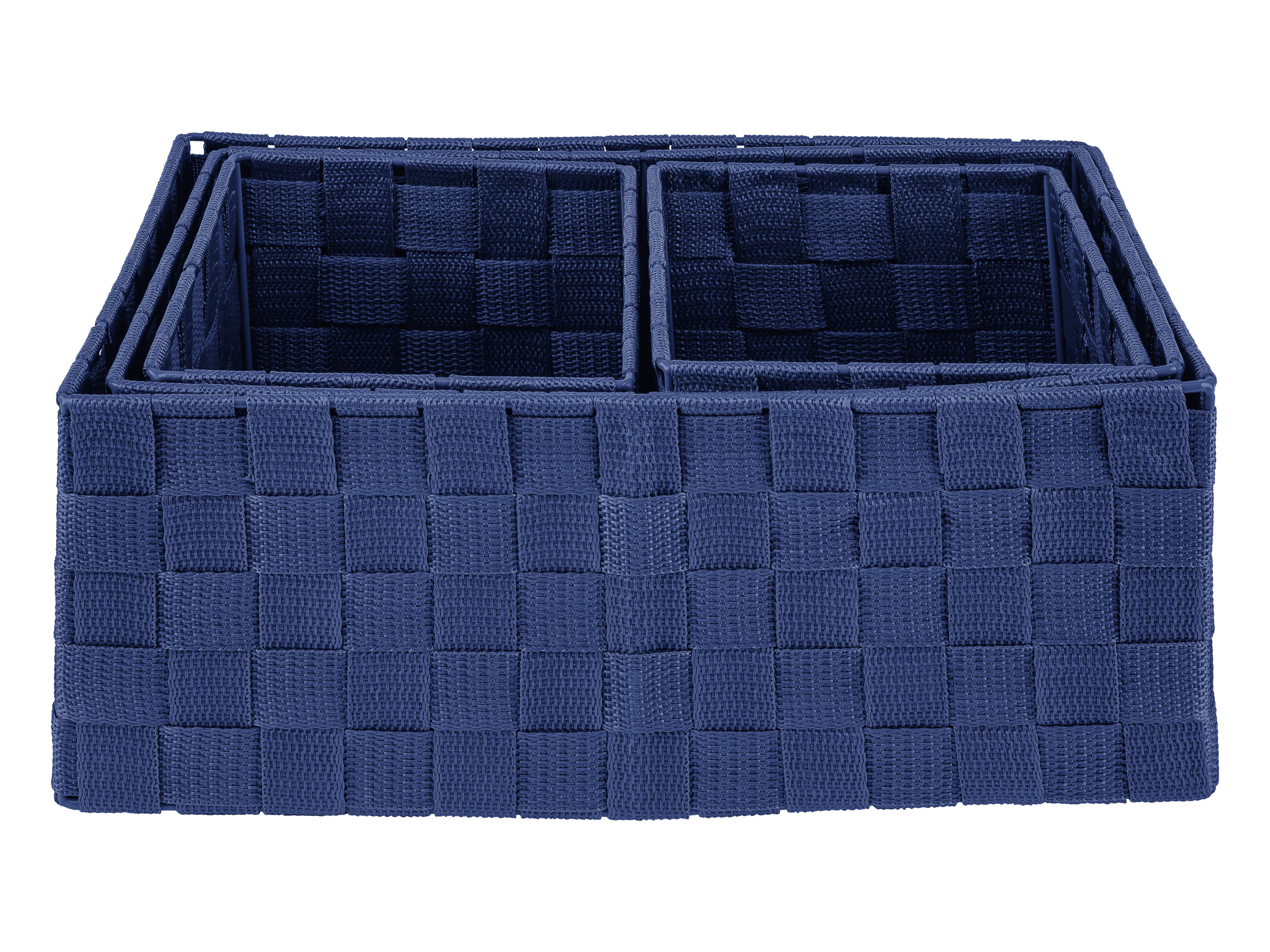 Livarno home Hangorganizer of opbergmanden (Mandenset 4 stuks, Donkerblauw)