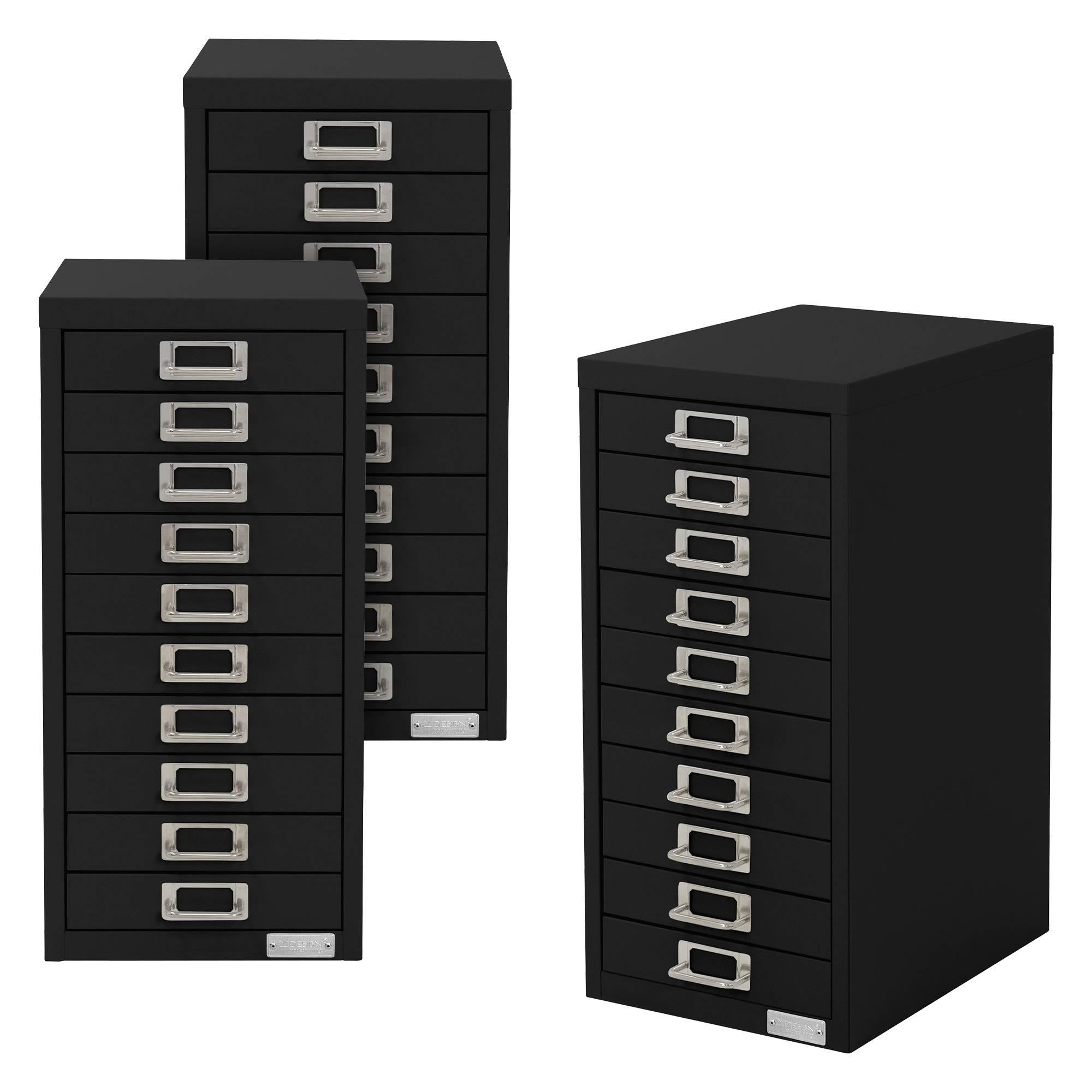 ECD Germany Set van 3 archiefkasten Wallace 10 laden | 