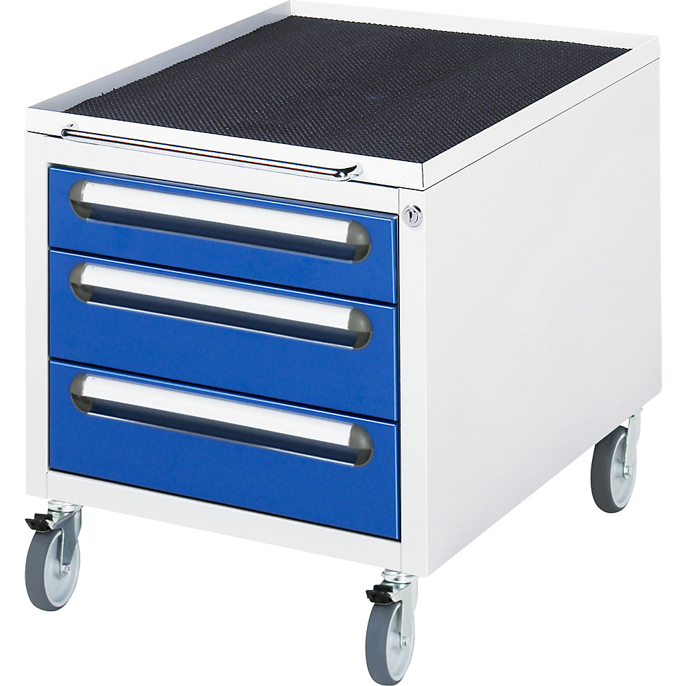 RAU Verrijdbaar ladeblok, met 3 laden, ladehoogte 1 x 90, 2 x 120 mm
