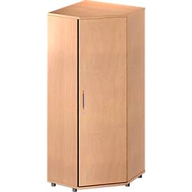 Schäfer Shop Genius Schäfer Shop  Genius Hoekkast TETRIS WOOD, 5 ordnerhoogten, B 800 x H 1910 mm, hoogte incl. glijders, beukenpatroon