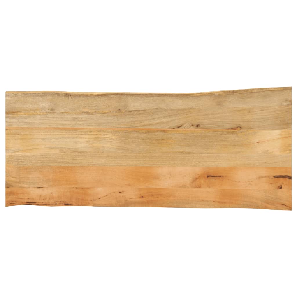 VidaXL Tafelblad met natuurlijke rand 140x60x3,8 cm massief mangohout