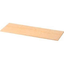 Afdekplaat TOPAS LINE, voor archiefrekken en kasten,  B 1205 mm, esdoornpatroon
