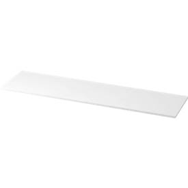 Afdekplaat TOPAS LINE, voor archiefrekken en kasten,  B 1605 mm, wit