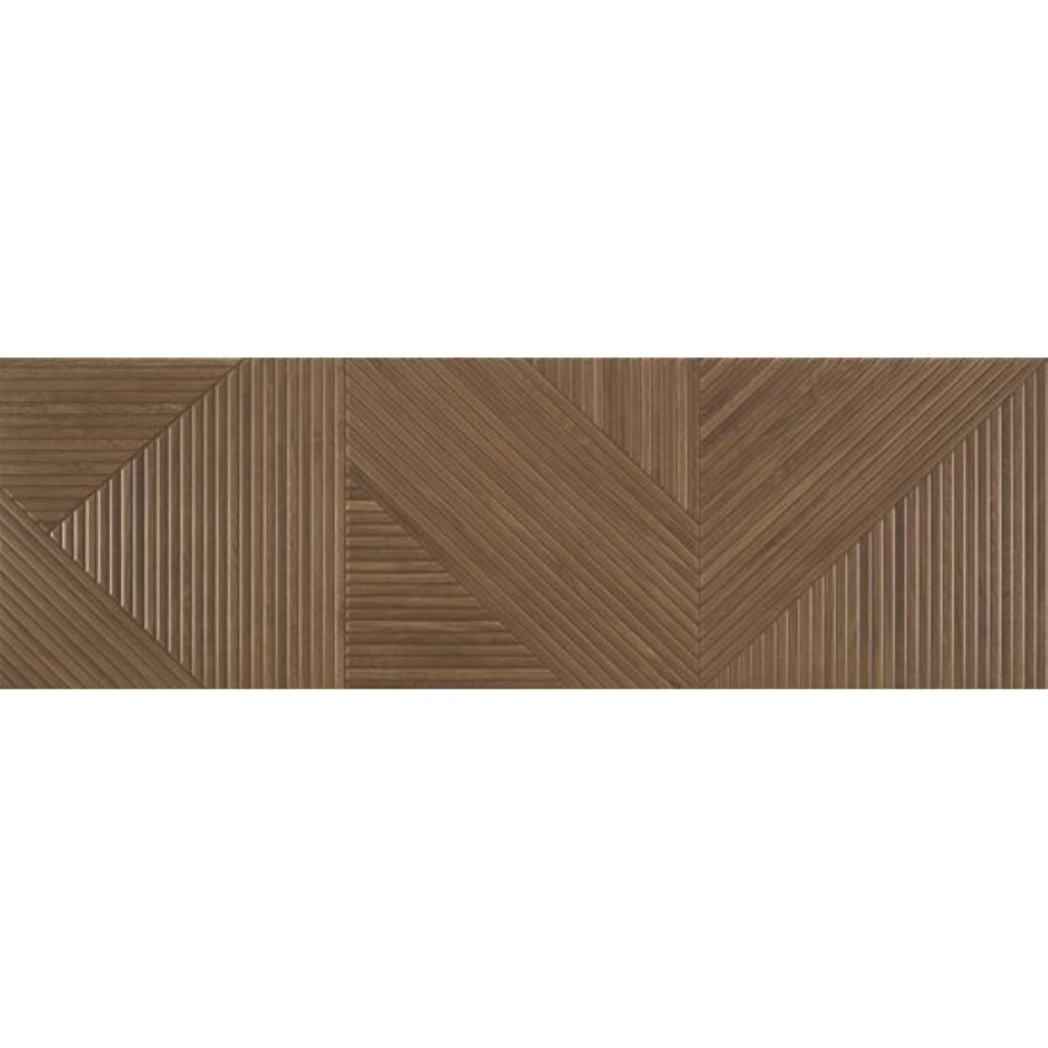 Colorker Wandtegel  Tangram 31.6x100 cm Mat Coffee 