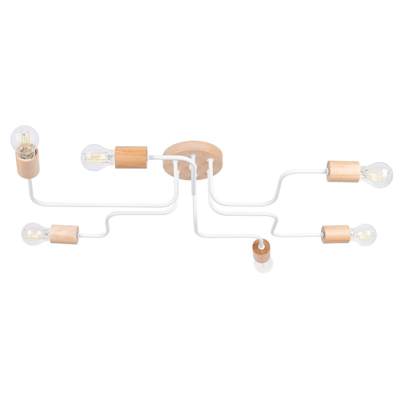 Sollux Kroonluchter Timbo 6-lichts | 