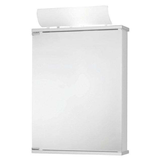 GO by Van Marcke Entro spiegelkast - 50x74x14cm - met verlichting - 1 stopcontact - MDF wit 111911020-0140