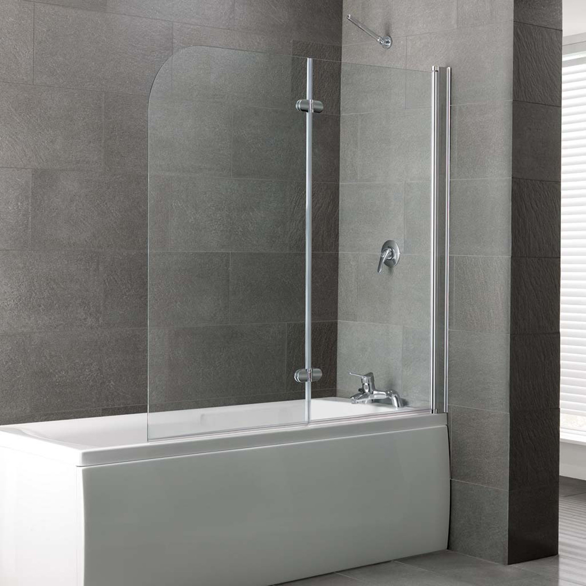 Eastbrook Voltente badwand 147x155cm chroom