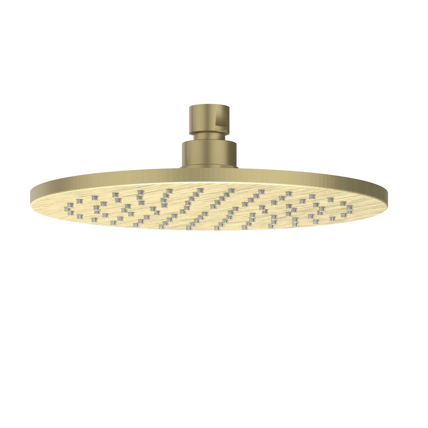 IVY Hoofddouche  Medium 30 cm Anti-Kalk Nozzels RVS316 Geborsteld Mat Goud PVD
