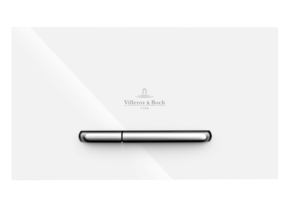 Villeroy & Boch ViConnect bedieningsplaat 300S wit/grijs