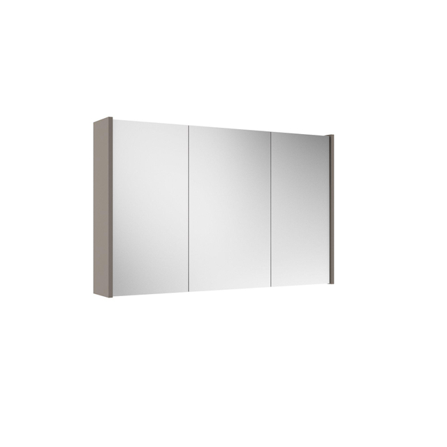 Adema Spiegelkast - 100x63x16cm -inclusief zijpanelen - taupe SW1212817/SW910736