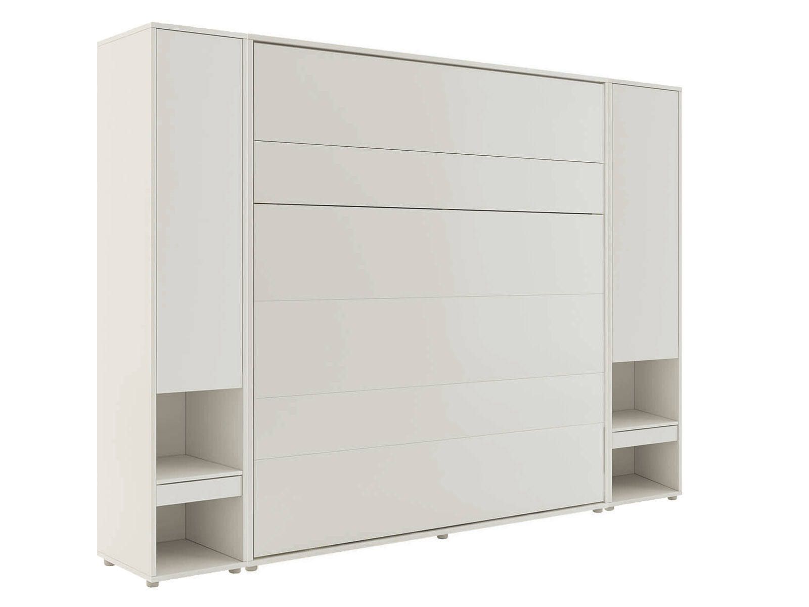Mobistoxx Opklapbed CONCEPTION PRO 180x200 cm kasjmier (verticaal) met kasten zonder matras