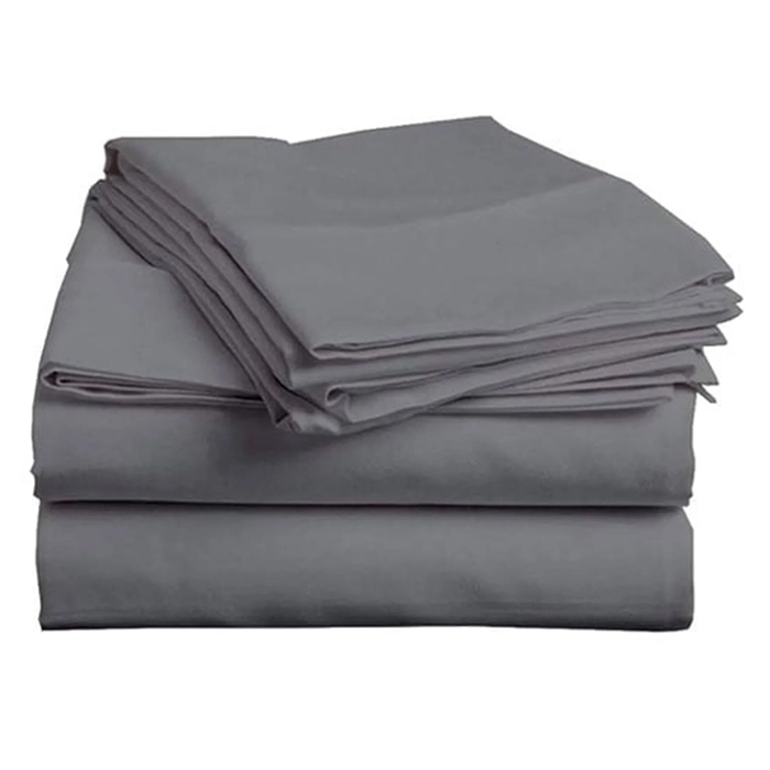 Zavelo Essential Laken Antraciet (Percale katoen)-2-persoons (200x260 cm)