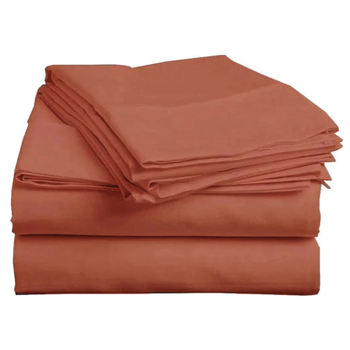 Zavelo Essential Laken Rooibos (Percale katoen)-1-persoons (150x260 cm)