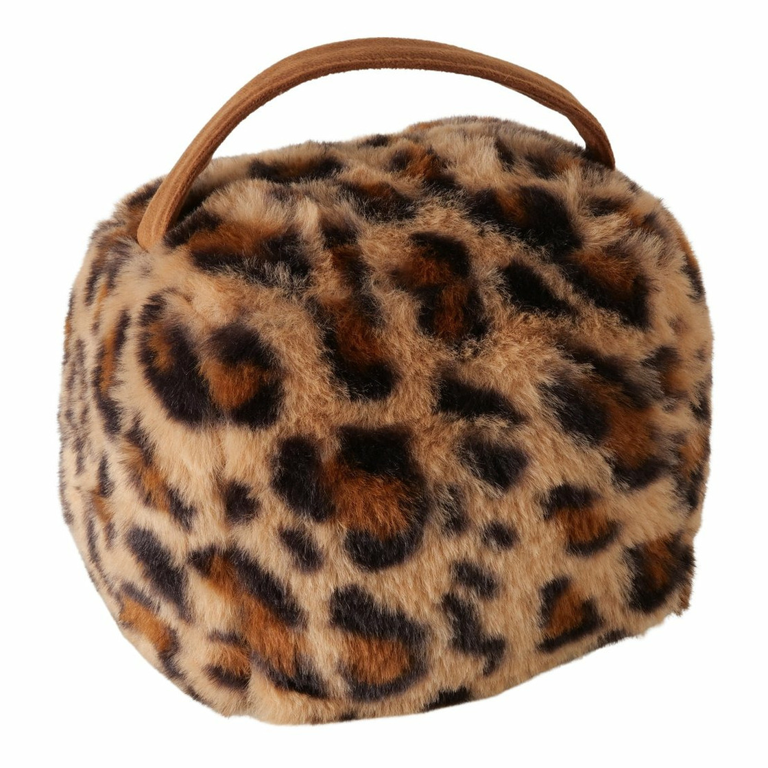 Boltze Deurstopper Leopard - 1 kg - bruin - met hengsel - H15 cm - deurstop -