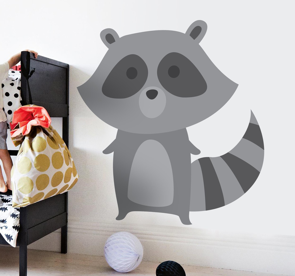 Tenstickers Freepik wasbeer sticker