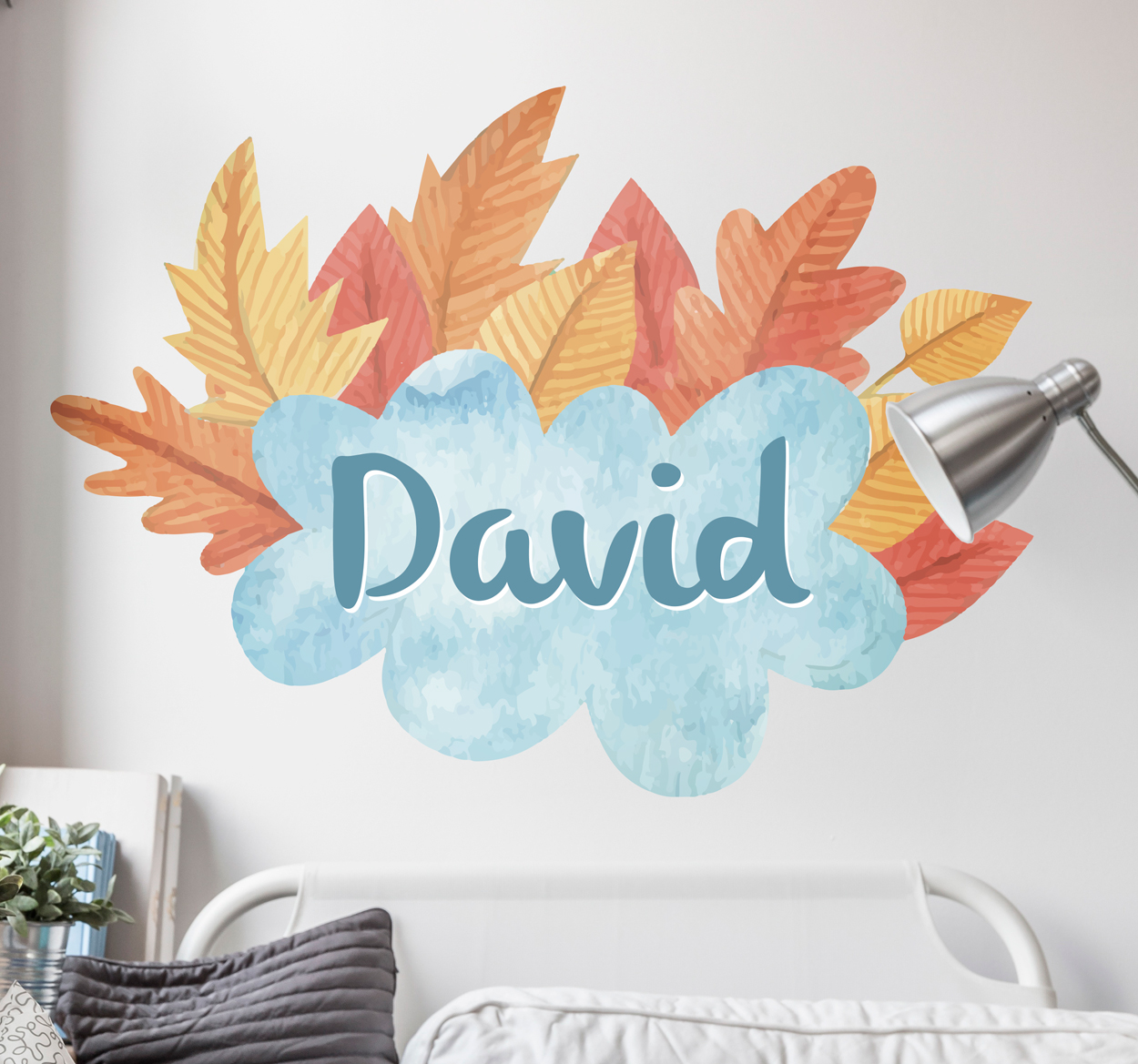 Tenstickers Muursticker Herfst Met Naam