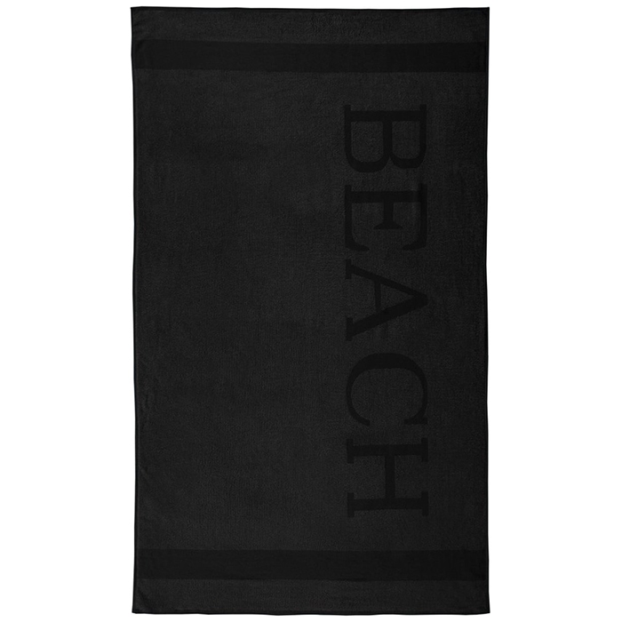 Lucca Beach Strandlaken Zwart (100x200 cm)