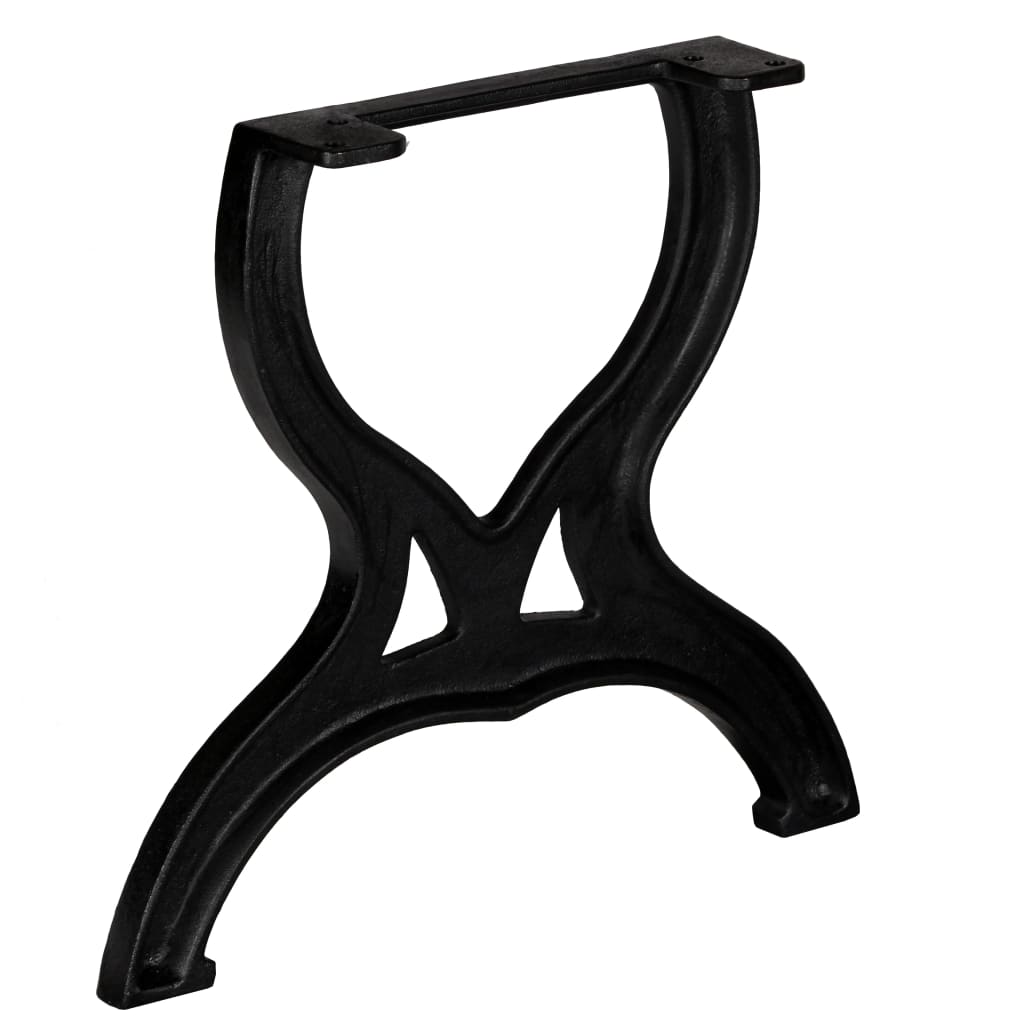 vidaXL Salontafelpoten 2 st X-frame gietijzer