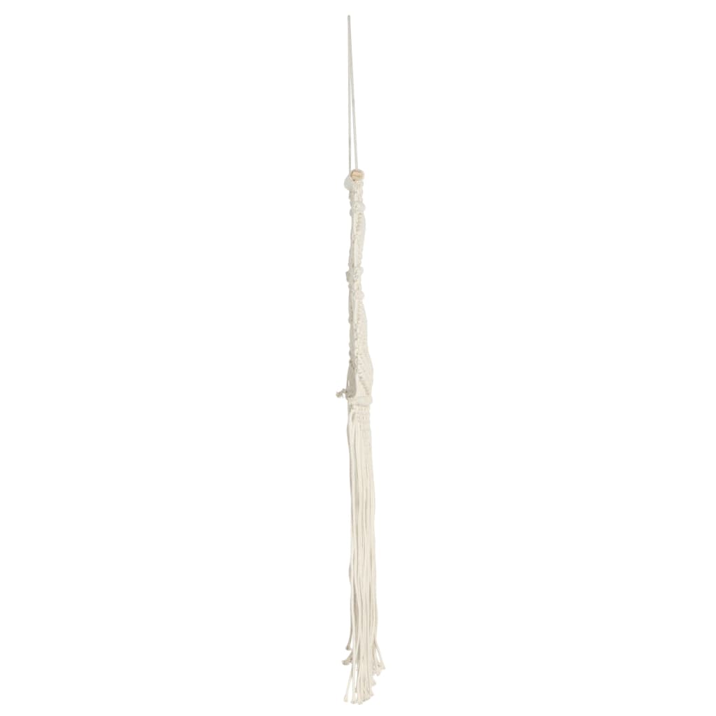 vidaXL Wandhanger macramé 40x80 cm katoen
