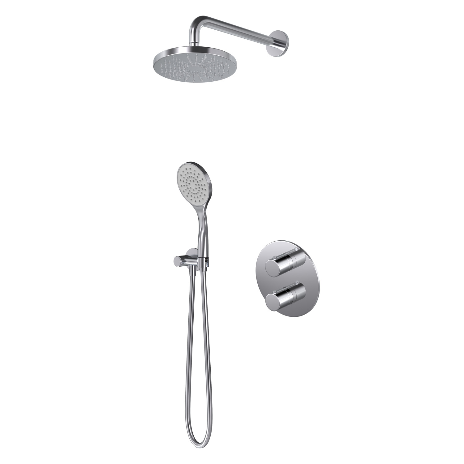 Hotbath Buddy IBS12A inbouw regendouche 20cm chroom