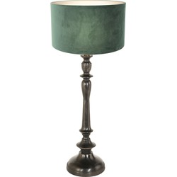 Steinhauer Tafellamp Bois met groene kap 3771ZW