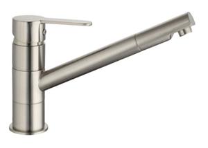 Eyckhaus kitchen & cooking Gootsteen kraan Riva 150&deg; uitzwaaihoek, edelstaal-look, hoge druk