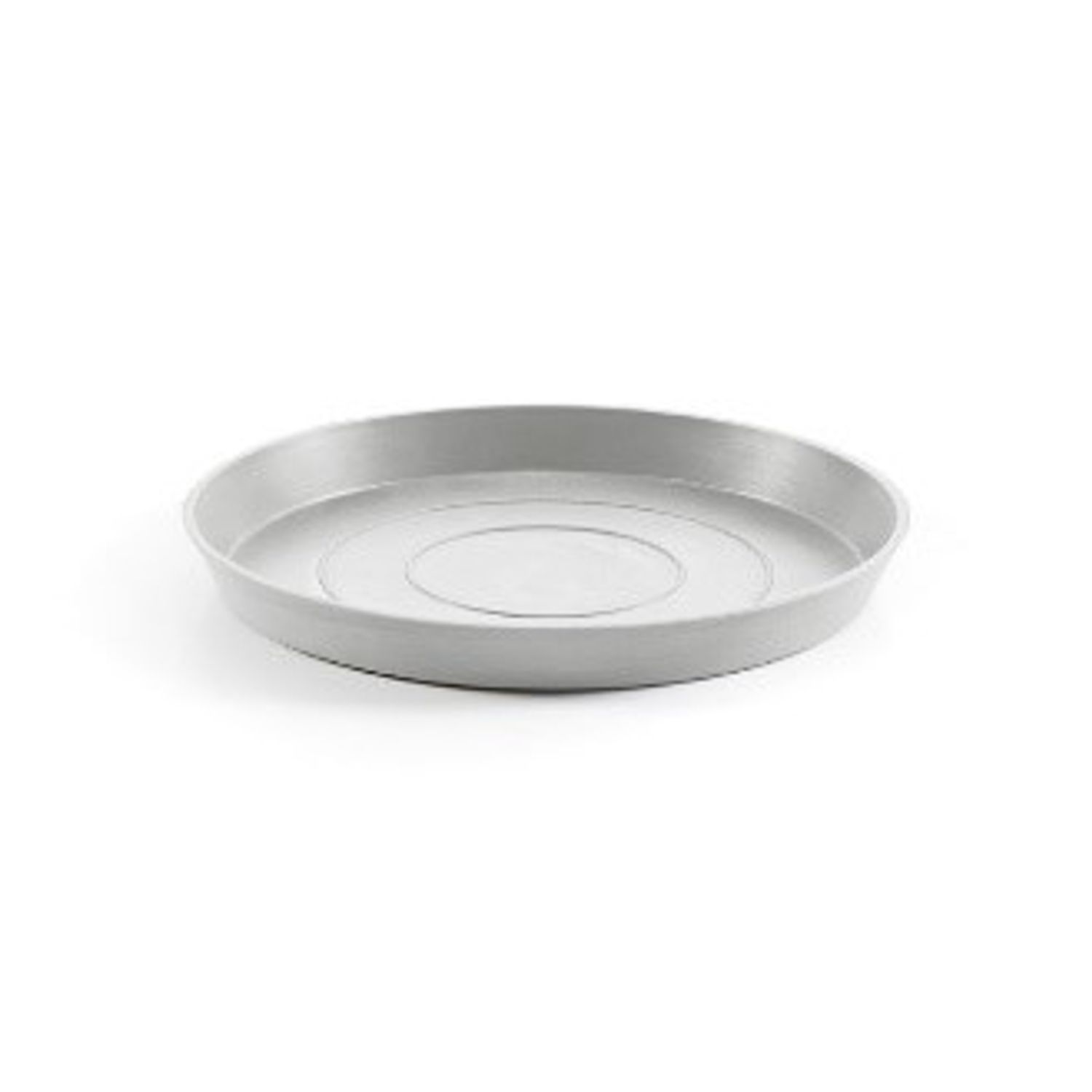 Ecopots Schotel Rond Wit Grijs Ø25cm