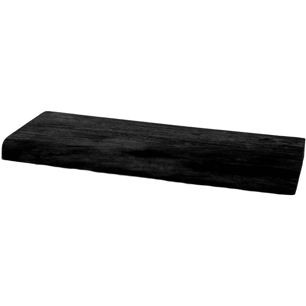 Het Steigerhouthuis Wandplank Pure Zwart Mangohout 40 cm