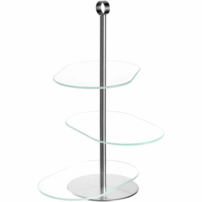 LEONARDO Etagère CENA, 3 stufig - Höhe 39 cm, asymetrisch