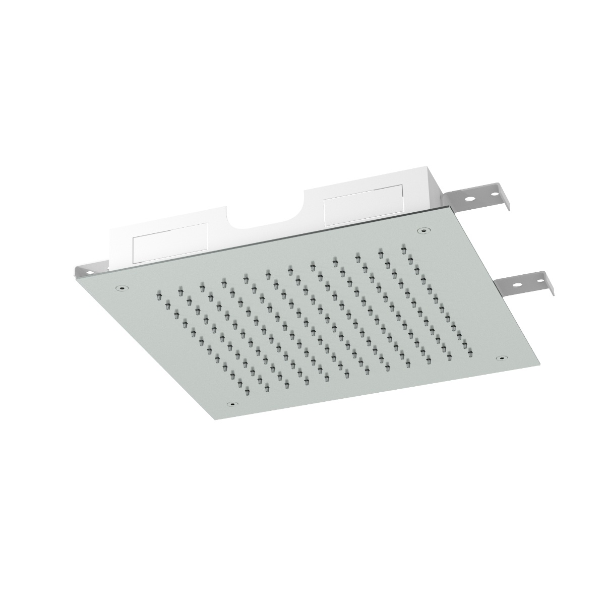 Hotbath Archie inbouw hoofddouche 38cm geborsteld koper PVD