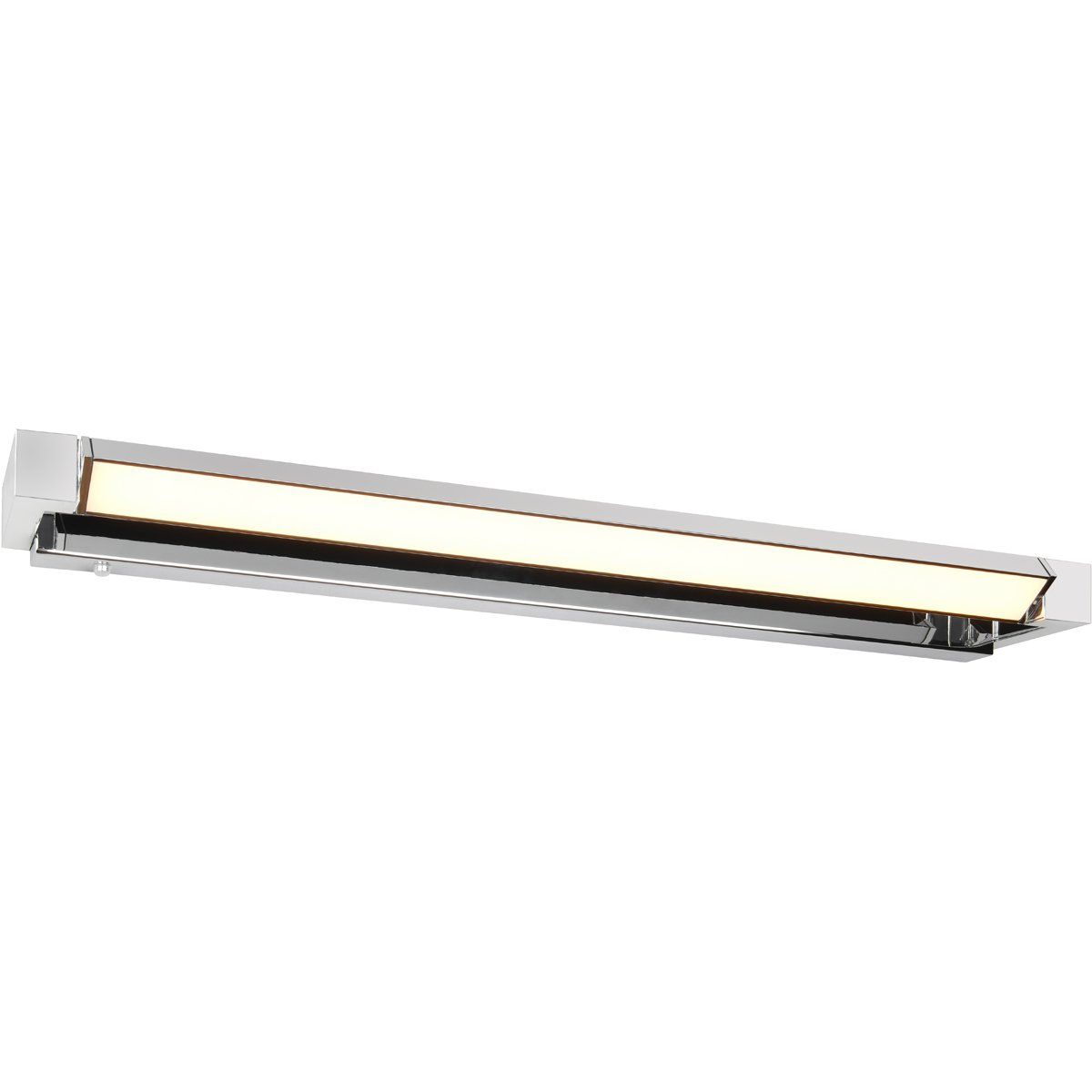 BES LED LED Wandlamp - Wandverlichting - Trion Fabio XL - 15.5W - Aanpasbare Kleur - Touchdimmer - Chroom - Aluminium